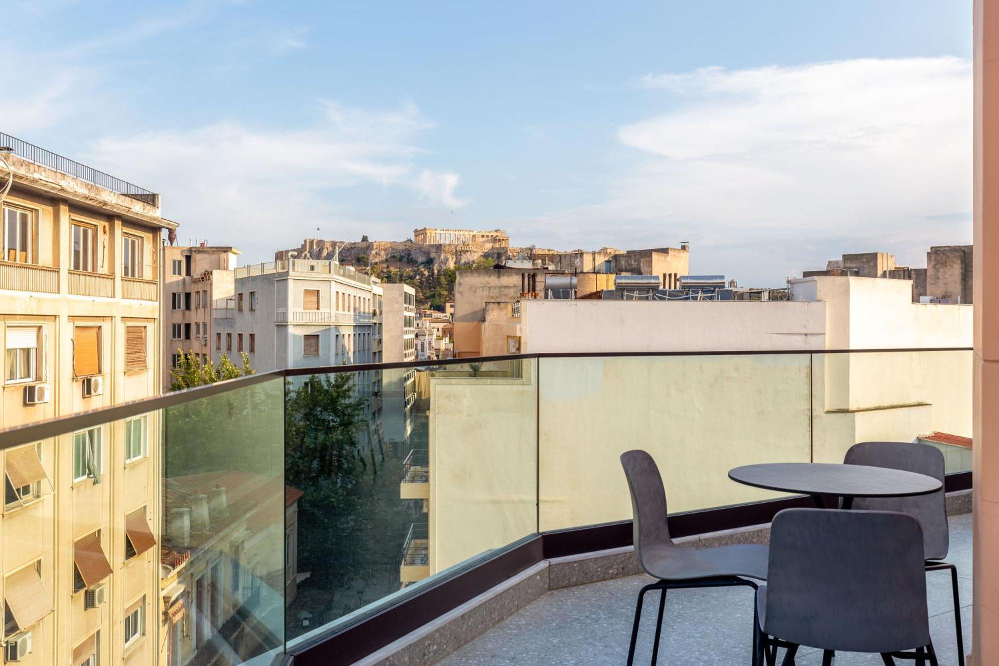 Signature Suite Balcony Acropolis View